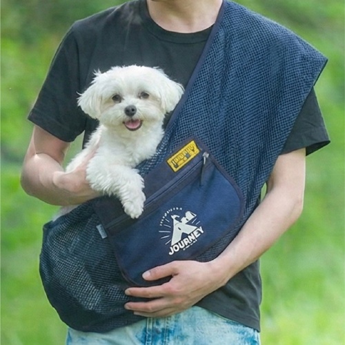 クールメッシュスリング( リード付) ネイビー M