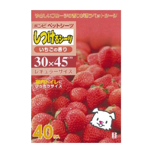 しつけるシーツレギュラー40Pイチゴの香り