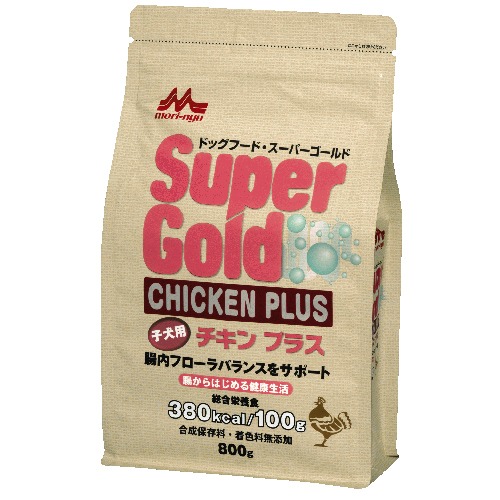 スーパーゴールド チキンプラス 子犬用 800g