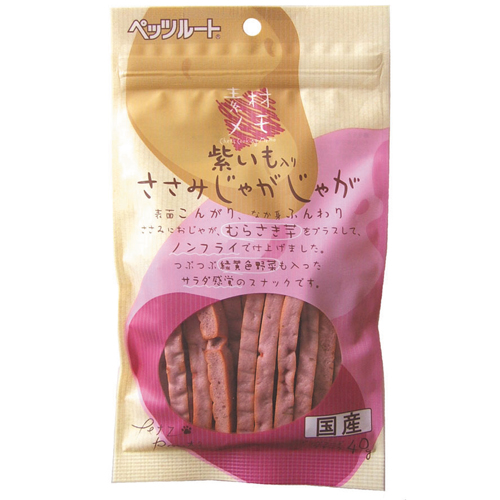 PETZ 紫いも入 ささみじゃがじゃが 40g