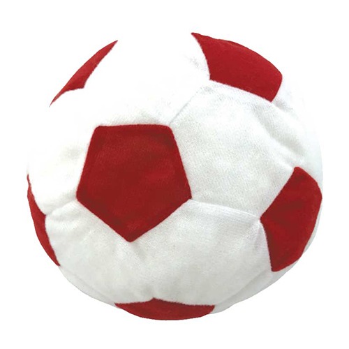 クッションサッカーボール レッド×ホワイト WL2310