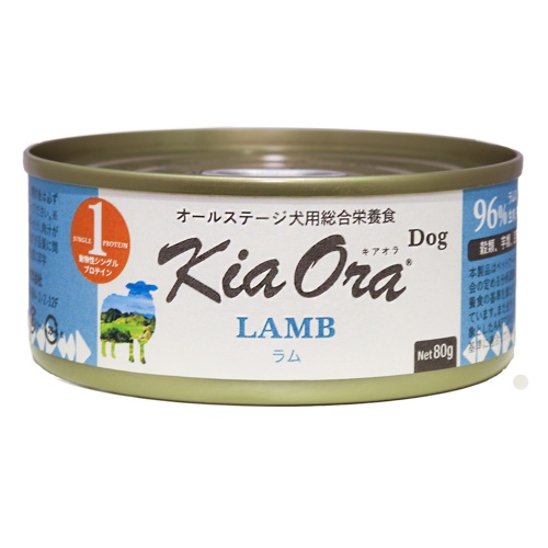 キアオラ ドッグフード缶詰 ラム 80g