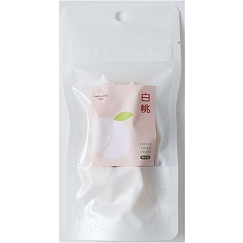 komachi-na- freeze dried fruits 白桃