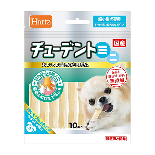 チューデント　ミニ　ヤギミルク味　超小型犬用　１０本入