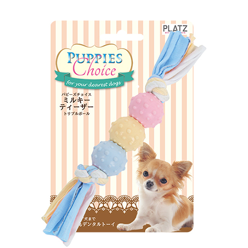 パピーズチョイス　ミルキーティーザー　トリプルボール　ブルー