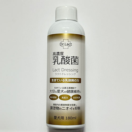 乳酸菌ﾗｸﾄﾄﾞﾚｯｼﾝｸﾞ 犬用 180ml