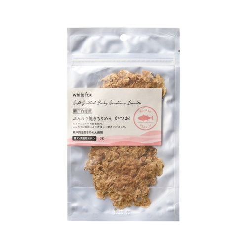 ふんわり焼きちりめん　かつお　犬猫８ｇ