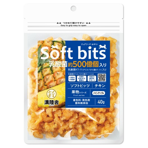 チキンソフトビッツ果物 パイン 40g