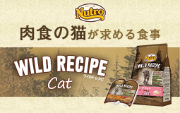 肉食の猫のためのキャットフード「ワイルドレシピ」